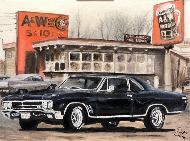 Cruise Night Memory by Dallas Ebersviller