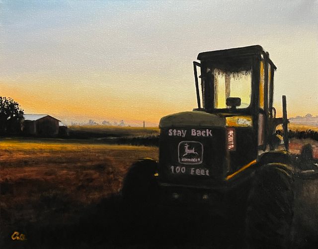 Oldie but Goodie, Oil on Canvas by Dallas Ebersviller