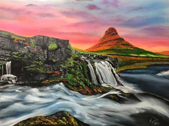 Paradise, Oil on Canvas by Dallas Ebersviller